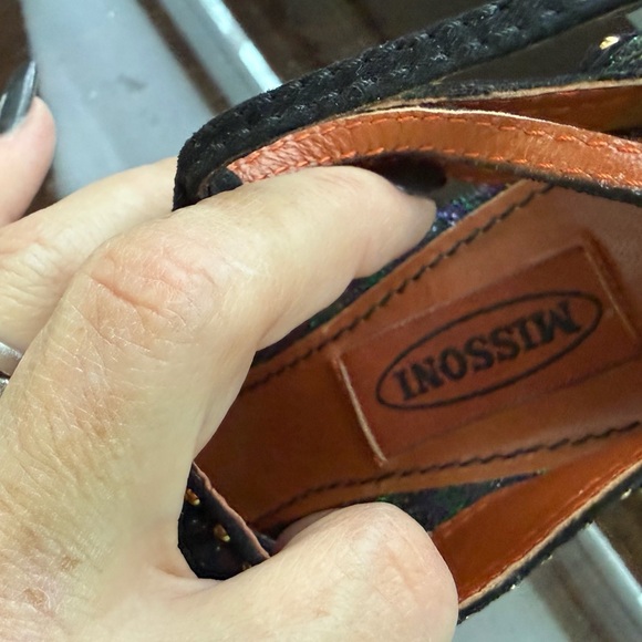 Missoni Stylish Black and Multicolor Women's Sandals - Picture 6 of 6